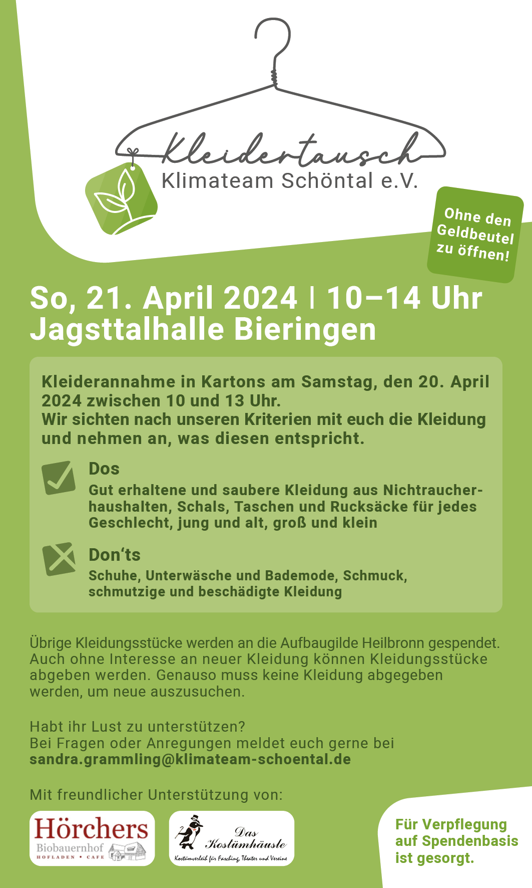 Flyer Kleidertausch